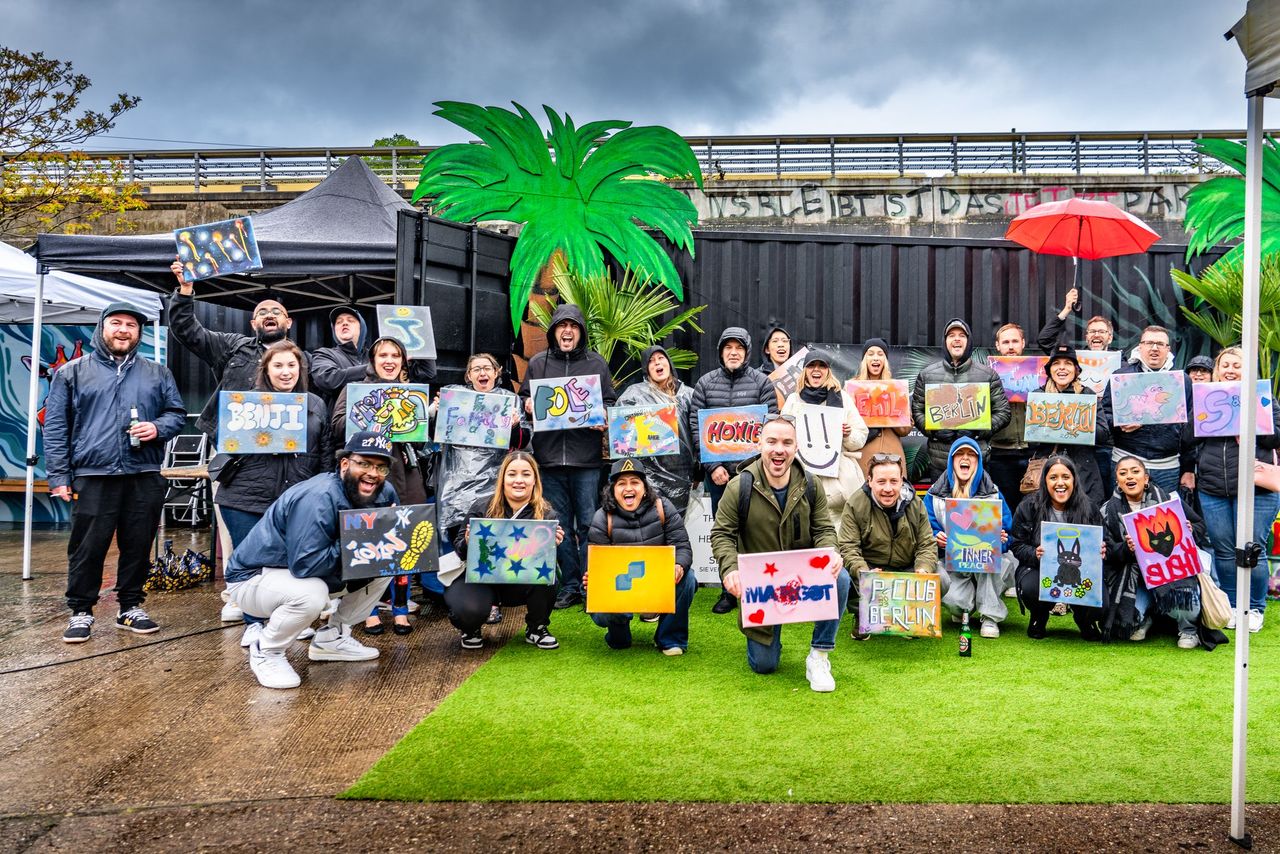 Graffiti Street Art Teamevent Small Canvases (Giveaways)